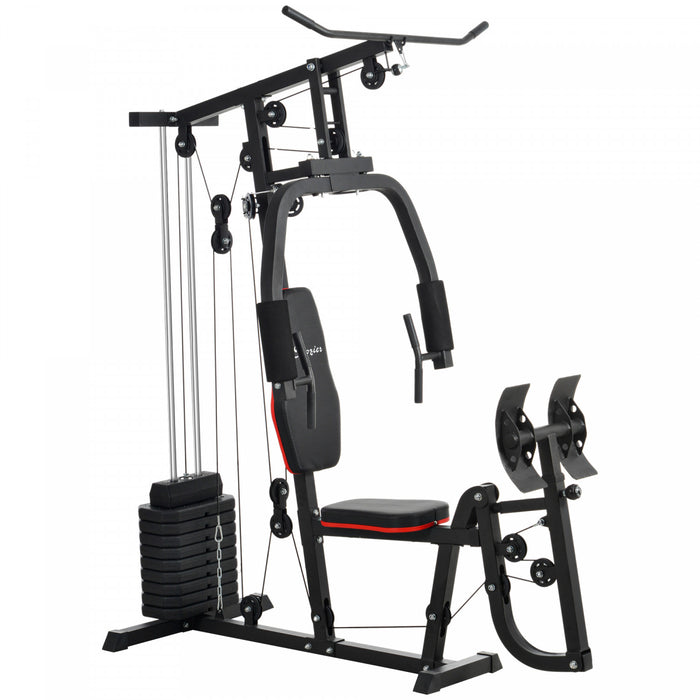 Soozier Equipement D'entrainement Multifonction, Machine De Presse A Jambes