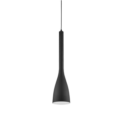 Dainolite Single Pendant Small Matte Black Finish Lamp|Petit luminaire suspendu Single de Dainolite avec fini noir mat
