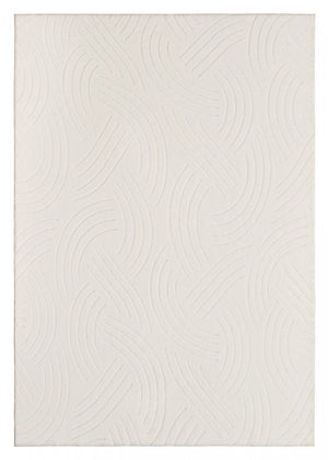 Tapis A Poils Longs Lavable En Velours Creme Crescent 8'x10'