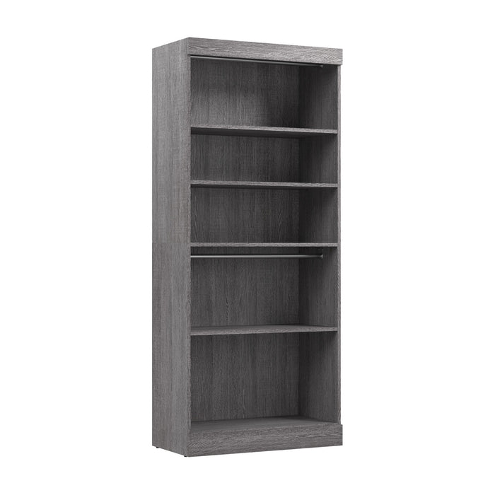 Organisateur de garde-robe Pur de Bestar de 36 po (L) - gris écorce