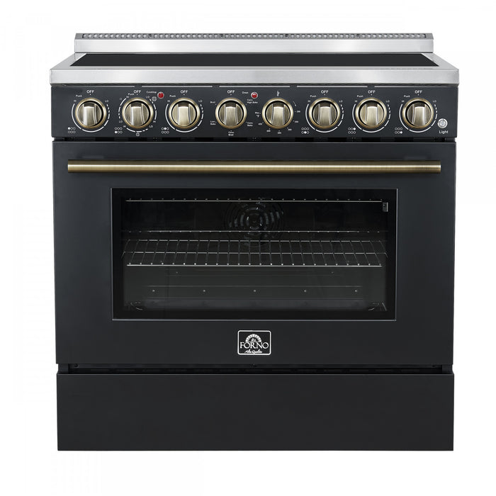 Cuisiniere electrique Paolo 36 pouces, noire, 5,44 pi³ - FFSEL6011-36BLK