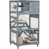 Catio 167,5 cm Maison pour Chats Exterieure sur Roues avec Hammac