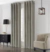 Panneau de rideau à œillets Edison gris clair - 52 po x 108 po