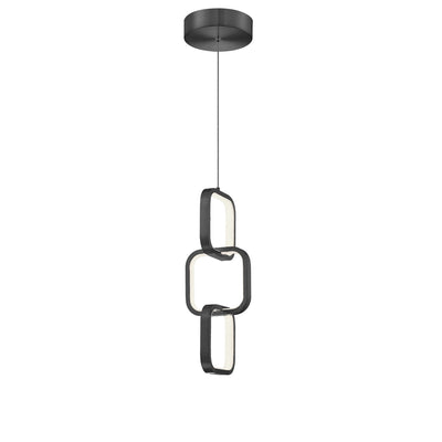 Dainolite Patsy LED Pendant 20w Matte Black White Silicone Diffuser Lamp|Luminaire suspendu Patsy de Dainolite en silicone blanc qui diffuse la lumière, avec fini noir mat et ampoule à DEL de 20 W