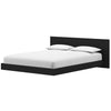 Lit plateforme bas Satori avec tete de lit Double