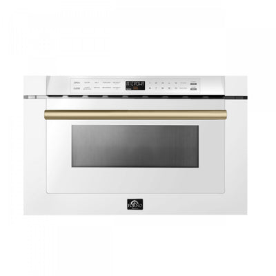 Forno Espresso Capoliveri 24" Microwave Drawer in White, 1.2 cu.ft. - FMWDR3000-24WHT | Tiroir-four a micro-ondes Espresso Capoliveri 24 po en blanc, 1,2 pi³ - FMWDR3000-24WHT