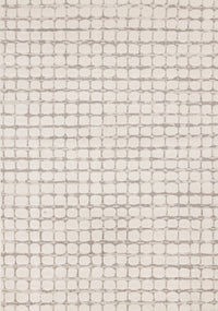 Tapis Oslo White a grands galets, 6'7