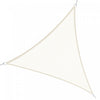 Outsunny Triangle 13x13x13ft Sun Sail Shade Garden Uv Block Sunshade Outdoor Canopy Patio Lawn Shelter Cream White
