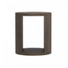 Alure Contemporary 20" End Table in Walnut | Table d’appoint contemporaine Alure 20" en noyer