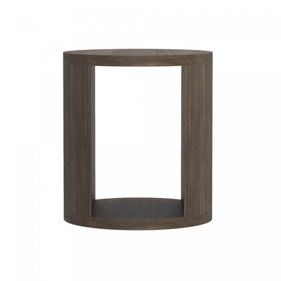 Alure Contemporary 20" End Table in Walnut | Table d’appoint contemporaine Alure 20" en noyer