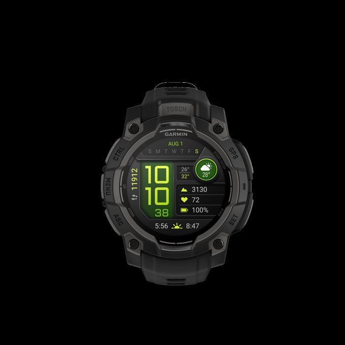  Black With Black Silicone Band