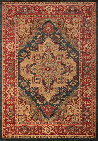 Lux Traditional 9'3" x 12'6" Area Rug in Blue Indoor Area Rug | Tapis Traditionnel Lux 9'3" x 12'6" en Bleu