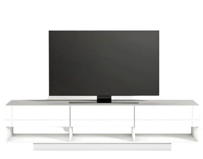 Nordika 72" Stereo TV Stand - White|Meuble pour téléviseur Stero Nordika de 72 po - blanc