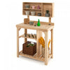 Costway Garden Potting Table Outdoor Potting Bench Station De Travail En Bois W / Etagere De Stockage