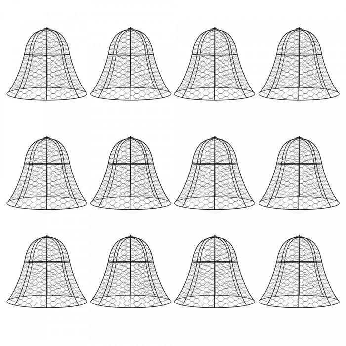 Outsunny Lot De 12 Cloches Pour Proteger Les Plantes Contre Les Animaux