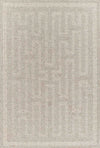 Tapis Transitionnel Maze 6'6\" x 9'0\" en Gris
