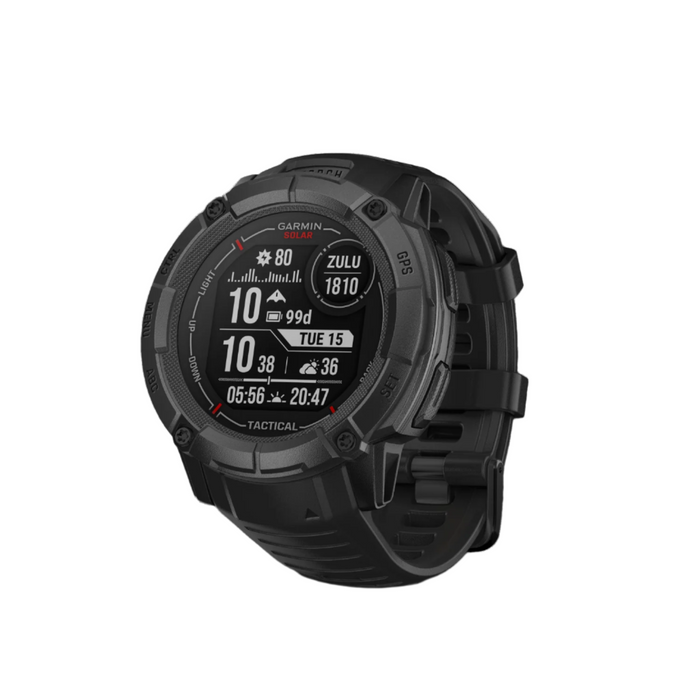 Garmin Instinct® 2x Solar Gps Smartwatch - Suivi De La Sante Et De La Condition Physique Avec Gnss Multi-bande - Noir