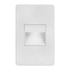 Lampe d’escalier et murale Bella de Dainolite avec fini blanc et ampoule à DEL de 3,3 W