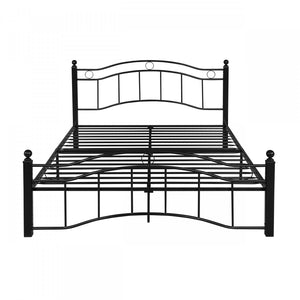 Jackson Cadre De Lit En Metal Avec Rangement Sous Le Lit, Noir