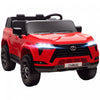 Qaba Voiture Electrique Lexus Gx550 Sous Licence, 12v Avec 2 Places, Rouge