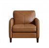 Hydeline Brixton Fauteuil en cuir – Brun