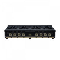 Table de cuisson au gaz Ambassador 48 po, noire, 8 bruleurs – FCTGS5799-48CPBLK