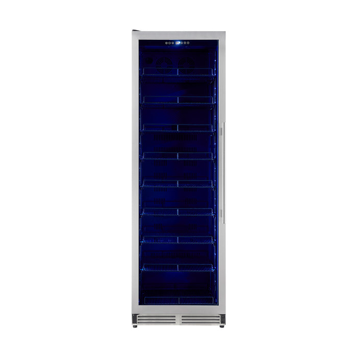 Refroidisseur a boissons encastrable Cesinali de 24\", 15,8 pi³, en acier inoxydable- FBCBI6703-24S