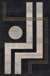 Tapis Contemporain Erisa 7'9\" x 9'10\" en Gris
