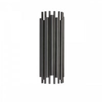 Grande applique murale Weslyn de Dainolite avec fini noir mat et 2 ampoules