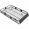 HOMCOM 64"/43" x 39" Car Roof Rack, Length Adjustable Roof Basket, Universal Rooftop Cargo Carrier Basket with U-bolts, 220 lbs Capacity