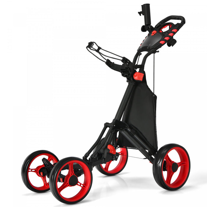 Chariot De Golf 4 Roues Goplus