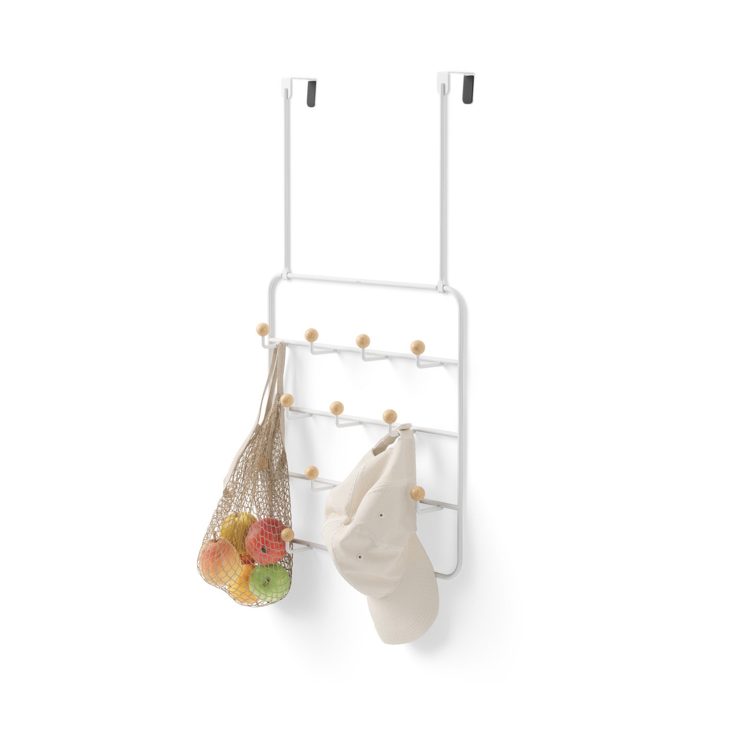 Lot De 2 Supports Muraux Pour Balai Et Serpillère En Acier