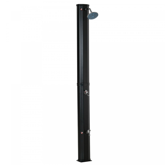 Outsunny 7ft Douche Solaire Chauffante Pour Piscine Exterieure
