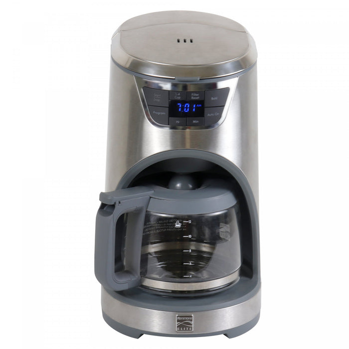 Cafetière goutte-à-goutte Kenmore Elite de 12 tasses, acier inoxydable - KKECM12SS