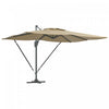 Outsunny Parasol De Patio En Porte-a-faux Outsunny De 13 Pi, Kaki
