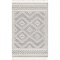 Carpette à poil long Quinto Moroccan Quatro - 5 pi 7 po x 7 pi 3 po