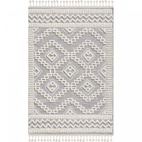 Carpette à poil long Quinto Moroccan Quatro - 5 pi 7 po x 7 pi 3 po