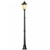 Outsunny Lampe Solaire De 77\", Lampadaire D'exterieur En Aluminium Etanche