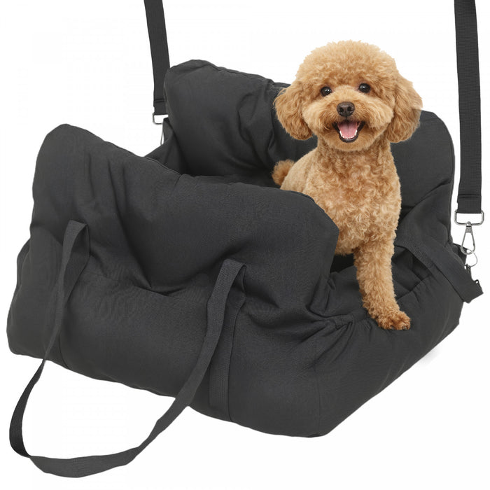 Siege Auto PawHut pour Petits Animaux, Lit de Voyage Doux pour Animaux
