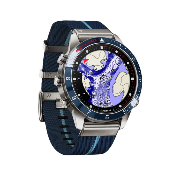 Garmin Marq® Captain (gen 2) Montre Connectee De Luxe - Pour L'aventure, La Navigation Et Avec Un Boitier En Titane