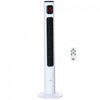 Homcom Ventilateur Tour 46\" Avec 3 Vitesses Et Minuterie 12h