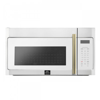Forno Fornace 30-Inch Over the Range Convection Microwave, White – 1.5 cu.ft -FOTR3038-30WHT | Four a micro-ondes a convection Fornace 30 pouces, au-dessus de la cuisiniere, blanc, 1,5 pi³ - FOTR3038-30WHT