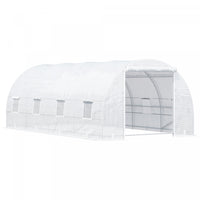 Outsunny 20x10x7ft Tunnel Heavy Duty Walk-in A Serre Exterieure Jardin De Graines De Plantes Legumes