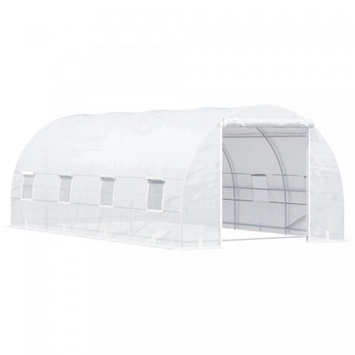 Outsunny 20x10x7ft Heavy Duty Tunnel Walk-in Greenhouse Outdoor Backyard Seed Plant Vegetables Grow |Outsunny 20x10x7ft Tunnel Heavy Duty Walk-in A Serre Exterieure Jardin De Graines De Plantes Legumes