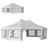 Outsunny Tente Decagonale Haut Pic 8,9 x 6,5 m pour Mariages, Fetes et Evenements