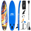 Planche A Pagaie Gonflable 335cm Goplus – Avec Pagaie En Aluminium