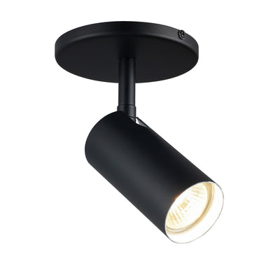 Dainolite Stanly 1 Light Spotlight Matte Black Lamp|Projecteur Stanly de Dainolite avec fini noir mat et 1 ampoule