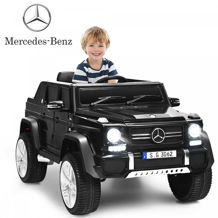 12v Autorise Mercedes-benz Enfants Roulent Sur La Voiture Rc Vehicules Motorises W / Coffre Noir