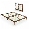 Bobbie lit plateforme pliant en bois - Grand