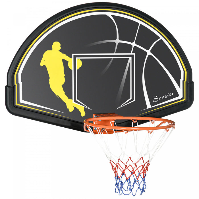 Soozier Panier De Basket-ball Mural Pour L'interieur Et L'exterieur